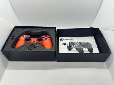 #ad Sony PS4 Pro Scuf Infinity Wireless Controller limited edition Orange Japan $166.94
