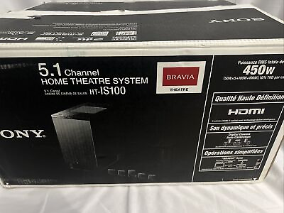 #ad #ad Sony Home Theater Micro Surround System 5.1 Unused W Box HT IS100 Bravia Read $499.00