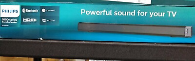 #ad Philips HTL1508 37 Soundbar Speaker 30w Speaker 2.0 Channel BT HDMI New Open box $33.99