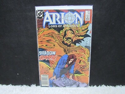 #ad Aug 1985 DC Comics Arion Lord of Atlantis: Shadow Slayer #34 Comic Book $3.45