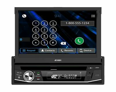 #ad Jensen CDR7011 Bluetooth 7quot; Flip out Touchscreen 1 DIN Stereo Media Receiver $129.99