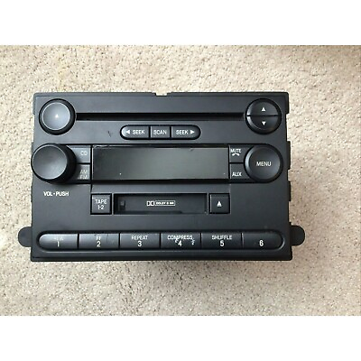 #ad Ford Radio Oem 6 CD Cassette Player Pioneer 5C3T 18C868 AK Mfg Aug 2004 $138.00