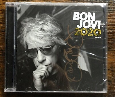 #ad Jon Bon Jovi Signed 2020 Limited Edition CD Insert New Sealed BOLD Autograph $95.99
