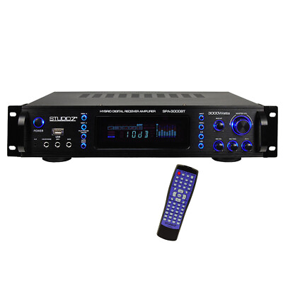 #ad Studio Z 3000 Watt Hybrid Digital Audio Home Receiver Amplifier with Bluetooth $224.99