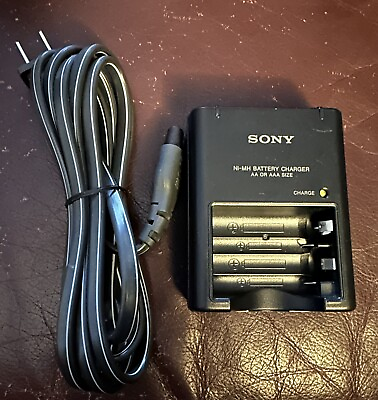 #ad Genuine Sony Wall Travel Ni MH Battery Charger BC CS2A for Rechargeable AA $8.95