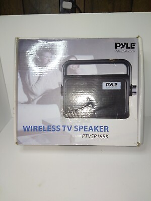 #ad Pyle Wireless Tv Speaker PTVSP18BK. NEW OPEN BOX. $60.00