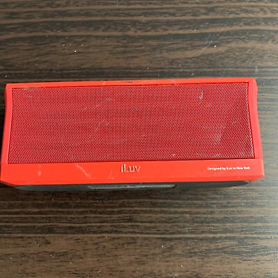 #ad iLuv ISP233 MobiOut Outdoor Portable Bluetooth Speaker can recharge your Phones $8.00