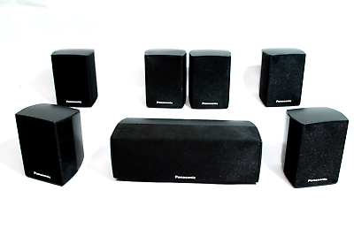 #ad Set of 7 Panasonic Surround Sound SBHC4200 Center 4 SB HS470 amp; 2 Front SB HF470 $70.99