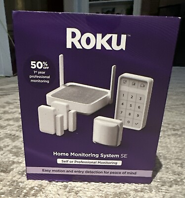 #ad NEW Roku Smart Home 5 Piece Home Monitoring System SE Factory Sealed $84.00