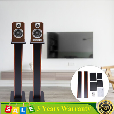 #ad 36quot; Bookshelf Speaker Stands Surround Sound Home Theater Holder Support $68.00