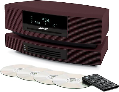 #ad BOSE Wave® Music System III with Multi CD Changer Limited Edition Burgundy $998.00