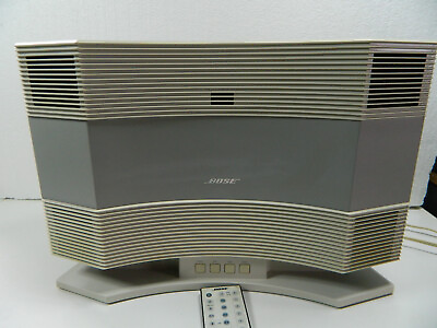#ad Bose Acoustic Wave Music System CD 3000 AM FM CD PLAYER W PD 2 Pedestal Base $249.00