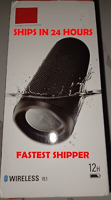 #ad Portable Bluetooth Speaker Waterproof BLACK compare to JBL FLIP 6 OPEN BOX $48.99