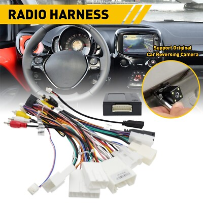 #ad Car Stereo Radio Power Harness Cable Wire Adapter Support AMP JBL For Toyota US $27.59