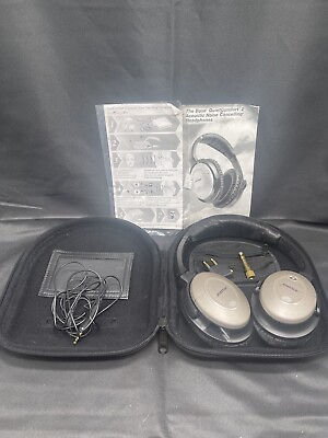 #ad Bose QuietComfort 2 QC2 Acoustic Noise Cancelling Headphones SOUNDS GREAT $45.00