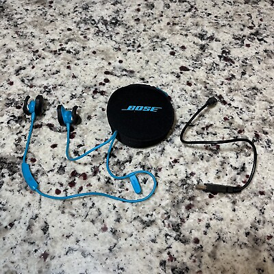 #ad Bose T D160020007 R 007 AE0109 AI1 Soundsport Wireless Earbuds Blue Works $44.95