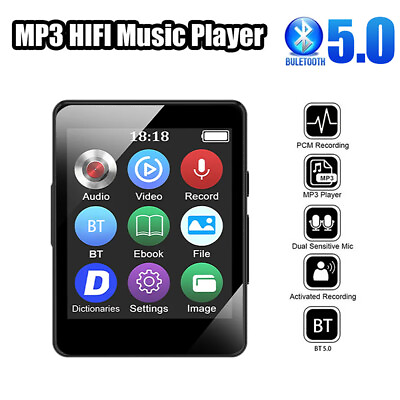 #ad Portable Bluetooth HiFi MP3 Player Media E Book Audio Recorder Music With USB US $13.78