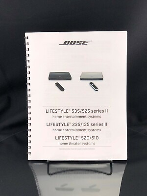 #ad Bose Lifestyle 135 235 525 535 Series II 510 520 Owners User Manual Guide $16.95