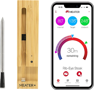 #ad Plus: Long Range Wireless Smart Meat Thermometer with Bluetooth Booster for BB $261.88