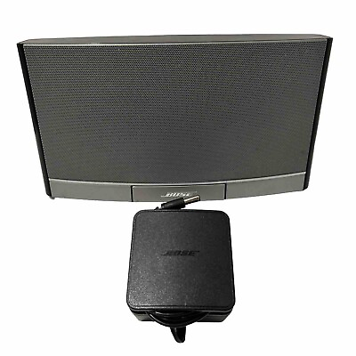 #ad #ad Bose SoundDock Portable Digital Music System Speaker Black Silver $59.99