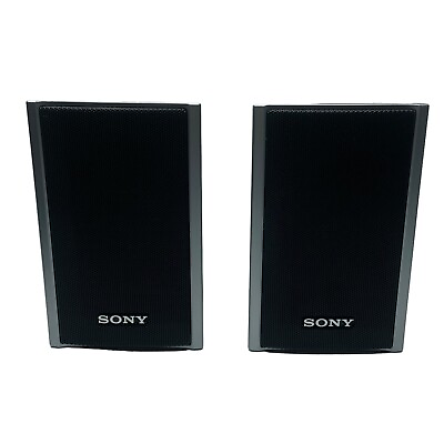 #ad Sony SS TS80 Left amp; Right Speakers for Surround Sound System Home Theater Never $24.99