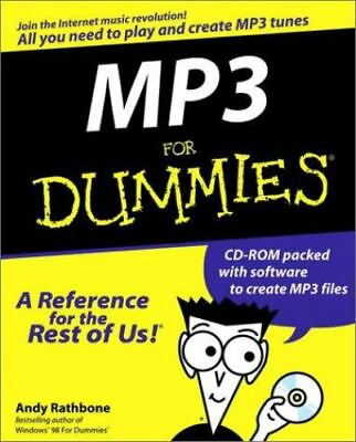 #ad MP3 for Dummies? With CDROM by Rathbone Andy $4.99