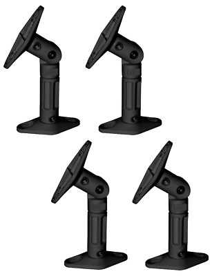 #ad #ad 4 Pack Lot Black Universal Wall or Ceiling Speaker Mounts Brackets fits BOSE $16.71