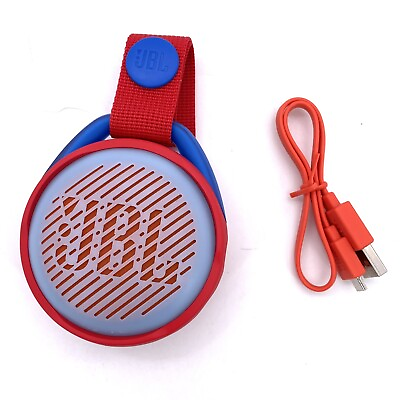 #ad JBL JR POP Waterproof portable Bluetooth Speaker Designed for Kids Red $35.00