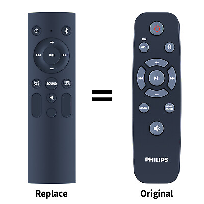 #ad New For Philips Soundbar HTL1508 1506 1520 93 1520B Replacement Remote Control $13.60