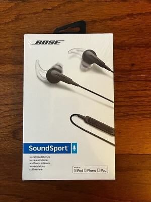 #ad Bose SoundSport In Ear Wired IE Headphone for iPhone Black Gray NEW amp; SEALED $899.99