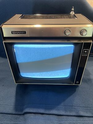 #ad LQQK Sharp TV CRT MODEL SQ 65P 1988 TESTED. Would Be Perfect For Atari $59.99