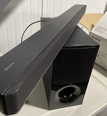 #ad Sony Soundbar Subwoofer Set HT X9000F 2.1 Channel 300W AS IS FOR PARTS $79.95