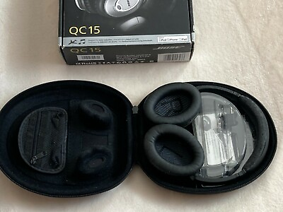 #ad Bose QuietComfort 15 Headband Headphones Silver Black Pre owned Original Box $49.95