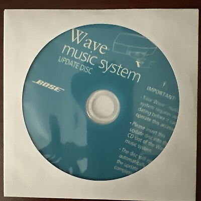 #ad One New Original Bose Wave System Multi CD Changer Update Disc CD AWRCC1 AWRCC2 $19.99
