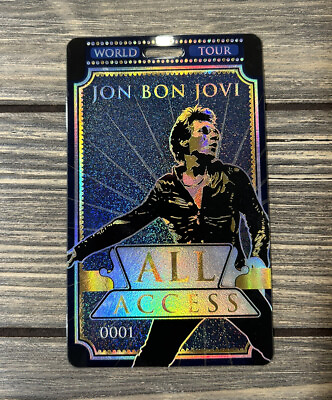 #ad Jon Bon Jovi All Access Pass World Tour Event Solutions $95.99