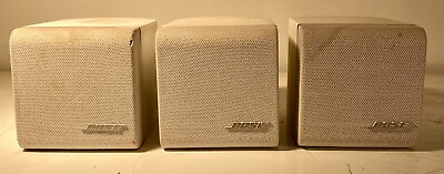 #ad Bose Cube Lifestyle Mini Speakers 3 White $49.00