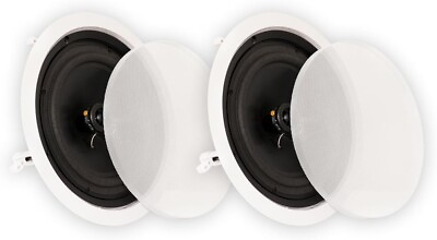 #ad #ad Theater Solutions CS8C In Ceiling 8quot; Speakers Surround Sound Home Theater Pair $57.95