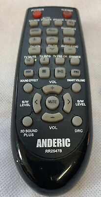 #ad ANDERIC RR2547B Remote Control For Samsung Sound Bar $8.80