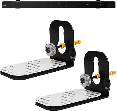 #ad Sound Bar Mounts Kit Wall Mounting Bracket with Hardware Kit Universal Fit $18.99