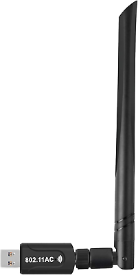 #ad Realtek RTL8812BU USB Wireless Adapter 1200 Mbps with 5 dBi Antenna Dual Band AC $26.54