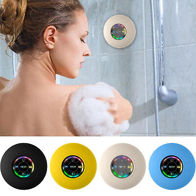#ad Portable LED Waterproof Wireless Bluetooth Speaker Subwoofer For Bathroom Shower $13.16