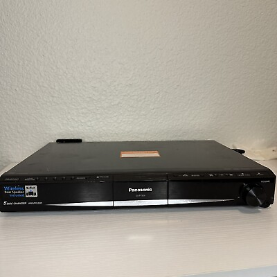 #ad Panasonic SA PT954=SA PT960 1000W 5 Disk DVD Home Theater Receiver. WORKS $117.87