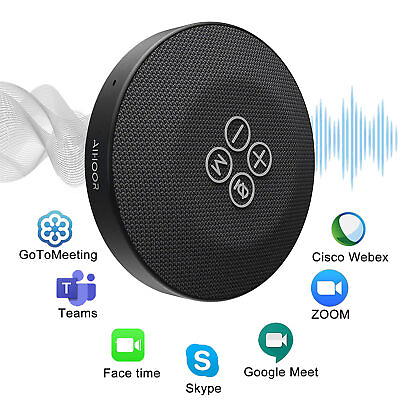 #ad Wireless Video Conference Speakerphone Voice Pickup Bluetooth Speaker for Home $15.29