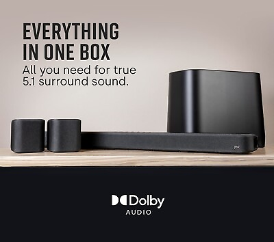 #ad Polk Audio True Surround III 5.1 Home Theater Surround Sound System $650.00