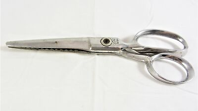 #ad Pinking Sewing Shears Sears #2012 Stainless Steel Made in USA Vintage Free Ship $16.99