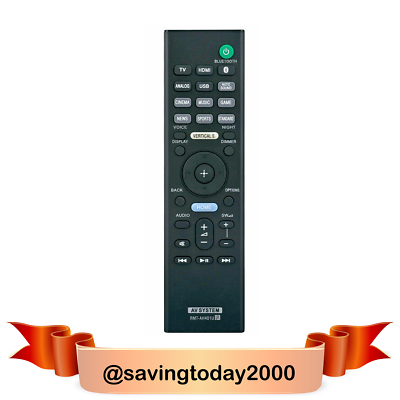 #ad New Remote Control RMT AH401U for Sony Soundbar System RMTAH401U $10.79