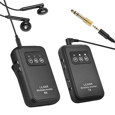 #ad 2.4G Wireless in Ear Monitor System Wireless IEM System Transmitter Receiver $34.39