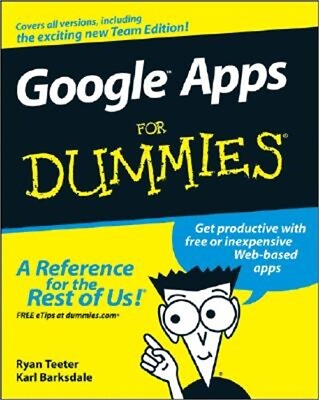 #ad #ad Google Apps for Dummies Paperback or Softback $22.49