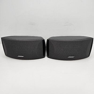 #ad Bose Gemstone Pair of Speakers AV321 GS GSX Cinemate Series I II III Black $22.49