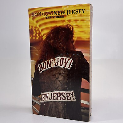 #ad Bon Jovi New Jersey The Videos VHS 1989 Heavy Metal Rock Videos Anthology $14.99